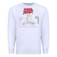 White Morbid Angel, Morbid Angel vintage, Morbid Angel art, Morbid Angel pai Premium Sweatshirt - FloraArt