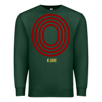 Sports Green K Love 0 Premium Sweatshirt - FloraArt