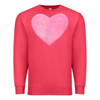 Cardinal Valentines Pink Heart Premium Sweatshirt - FloraArt