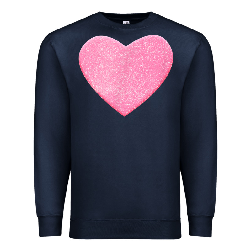 Valentines Pink Heart Premium Sweatshirt by FloraArt | Teevron