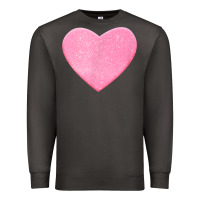 Smoke Valentines Pink Heart Premium Sweatshirt - FloraArt