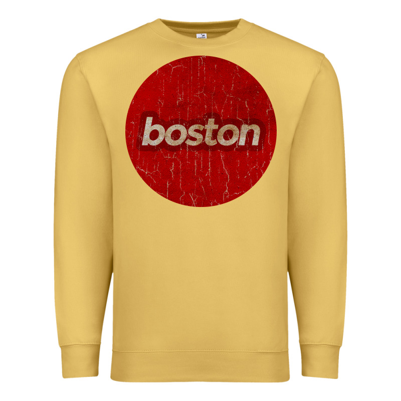 Boston   Simple Red Circle Vintage Premium Sweatshirt by FloraArt | Teevron