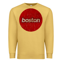Antique Gold boston   simple red circle vintage Premium Sweatshirt - FloraArt