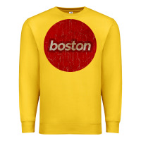 Lemon boston   simple red circle vintage Premium Sweatshirt - FloraArt