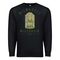 Black shotz beer worn Premium Sweatshirt - FloraArt