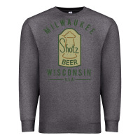 Charcoal Heather shotz beer worn Premium Sweatshirt - FloraArt