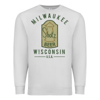 Dove Grey shotz beer worn Premium Sweatshirt - FloraArt