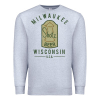 Heather Grey shotz beer worn Premium Sweatshirt - FloraArt