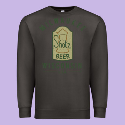 Shotz Beer Worn Premium Sweatshirt Designed By Floraart