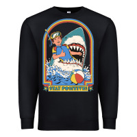 Black Stay Positive Classic Premium Sweatshirt - FloraArt