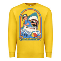 Lemon Stay Positive Classic Premium Sweatshirt - FloraArt