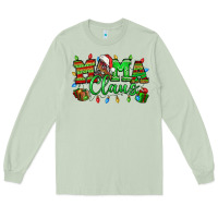 Mama Claus Christmas Lights And Gifts Mother's Day Long Sleeve Tee | Teevron
