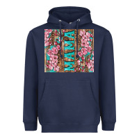 Navy cherry blossoms mama tumbler Heavyweight Hoodie - Artiststas