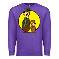 Purple boo boo Premium Sweatshirt - FloraArt