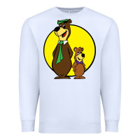White boo boo Premium Sweatshirt - FloraArt