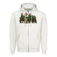 Oatmeal Heather Western Papa Deer Hunting Zipper Hoodie - LillyAllenDesigns