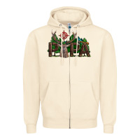 Western Papa Deer Hunting Zipper Hoodie | Teevron