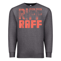 Charcoal Heather riff raff, retro, punk, grunge. shabby style t shi Premium Sweatshirt - FloraArt