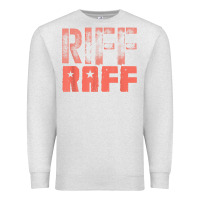 Oatmeal Heather riff raff, retro, punk, grunge. shabby style t shi Premium Sweatshirt - FloraArt