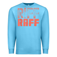 Ocean Blue riff raff, retro, punk, grunge. shabby style t shi Premium Sweatshirt - FloraArt