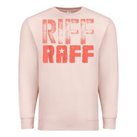 Pale Pink riff raff, retro, punk, grunge. shabby style t shi Premium Sweatshirt - FloraArt