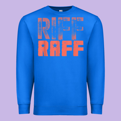 Riff Raff, Retro, Punk, Grunge. Shabby Style T Shi Premium Sweatshirt Designed By Floraart