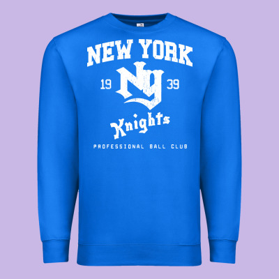 The Natural Ny New York Knights Baseball Premium Sweatshirt Designed By Floraart