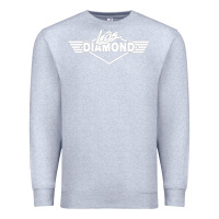 Heather Grey legs diamond Premium Sweatshirt - FloraArt