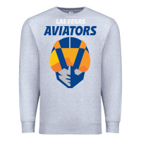 Heather Grey las vegas aviators Premium Sweatshirt - FloraArt