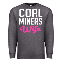 Charcoal Heather coal miners wife t shirt Premium Sweatshirt - FloraArt