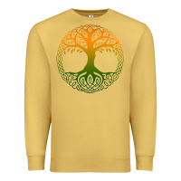 Antique Gold tree of life merch Premium Sweatshirt - trangStudio