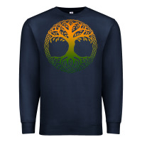 Navy tree of life merch Premium Sweatshirt - trangStudio
