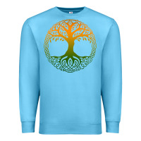 Ocean Blue tree of life merch Premium Sweatshirt - trangStudio
