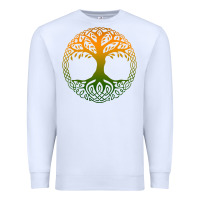 White tree of life merch Premium Sweatshirt - trangStudio