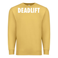 Antique Gold deadlift Premium Sweatshirt - FloraArt
