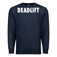 Navy deadlift Premium Sweatshirt - FloraArt
