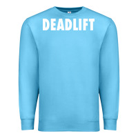 Ocean Blue deadlift Premium Sweatshirt - FloraArt