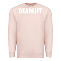 Pale Pink deadlift Premium Sweatshirt - FloraArt