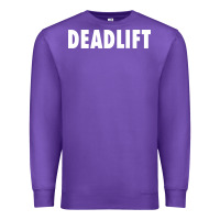 Purple deadlift Premium Sweatshirt - FloraArt