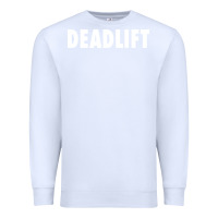 White deadlift Premium Sweatshirt - FloraArt
