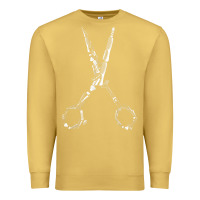 Antique Gold Barber Hairdresser For Barbershop Owner Gift Haircut Stylist Premium Sweatshirt - trangStudio