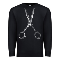 Black Barber Hairdresser For Barbershop Owner Gift Haircut Stylist Premium Sweatshirt - trangStudio