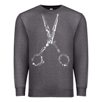 Charcoal Heather Barber Hairdresser For Barbershop Owner Gift Haircut Stylist Premium Sweatshirt - trangStudio
