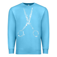 Ocean Blue Barber Hairdresser For Barbershop Owner Gift Haircut Stylist Premium Sweatshirt - trangStudio