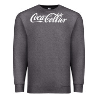 Charcoal Heather Coca Collier Premium Sweatshirt - FloraArt