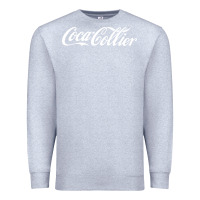 Heather Grey Coca Collier Premium Sweatshirt - FloraArt