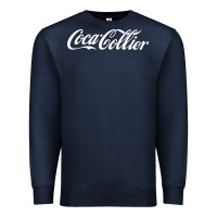 Navy Coca Collier Premium Sweatshirt - FloraArt