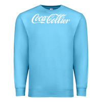 Ocean Blue Coca Collier Premium Sweatshirt - FloraArt
