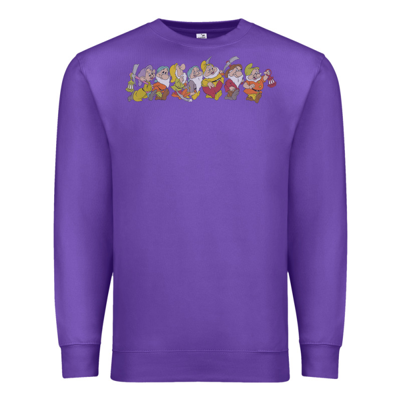 Snow White And The Seven Dwarfs Marching In Line Premium Sweatshirt by FloraArt | Teevron