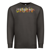 Smoke Snow White And The Seven Dwarfs Marching In Line Premium Sweatshirt - FloraArt